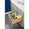 Rev-A-Shelf Drawer Replacement, Maple Veneer, Light Brown, 16.5 in W, 8.98 in H, 20.11 in D, 20.23 in L 4VOD-18FLSC-1 - alternate 4
